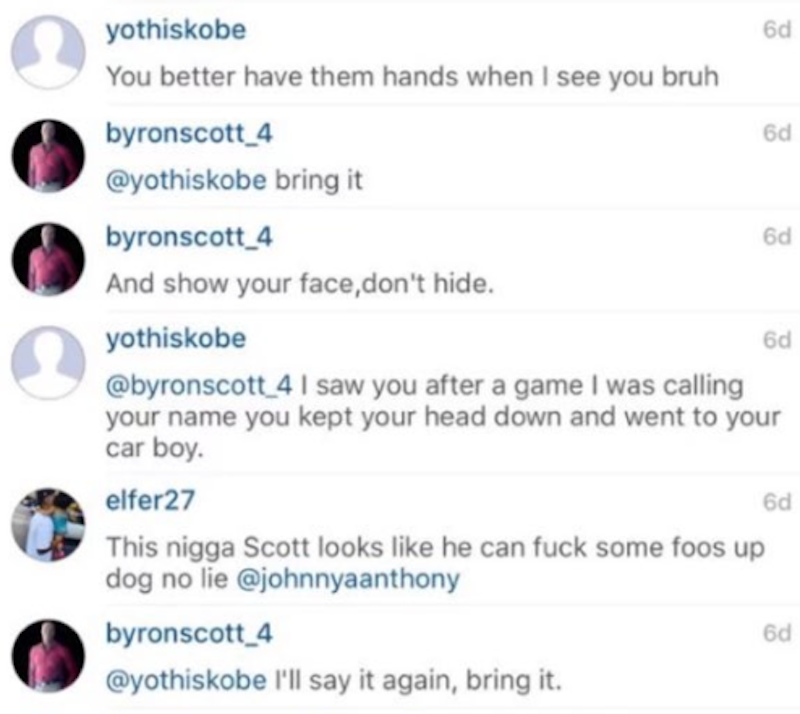 Illustration for article titled Byron Scott Denies Challenging Instagram Hater To A Fight, Says He Was Hacked